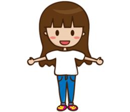 Sweet girl from Taiwan sticker #9873029
