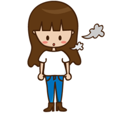 Sweet girl from Taiwan sticker #9873034