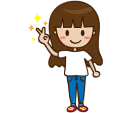 Sweet girl from Taiwan sticker #9873047