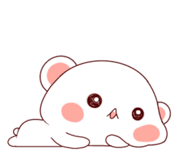 Fluffy Bear Shout the love! sticker #9873545