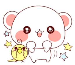 Fluffy Bear Shout the love! sticker #9873549