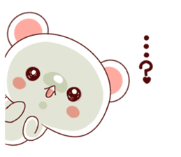 Fluffy Bear Shout the love! sticker #9873551