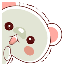 Fluffy Bear Shout the love! sticker #9873552