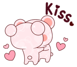 Fluffy Bear Shout the love! sticker #9873554