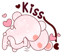 Fluffy Bear Shout the love! sticker #9873556