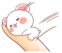 Fluffy Bear Shout the love! sticker #9873557