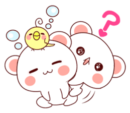 Fluffy Bear Shout the love! sticker #9873561