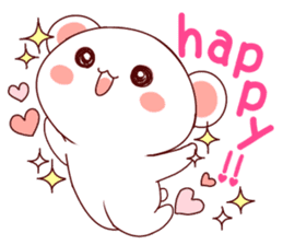 Fluffy Bear Shout the love! sticker #9873563