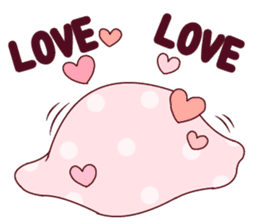 Fluffy Bear Shout the love! sticker #9873567