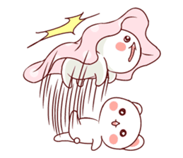 Fluffy Bear Shout the love! sticker #9873568