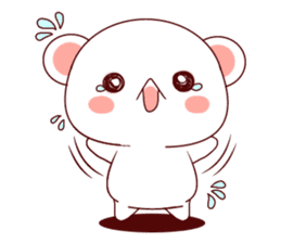 Fluffy Bear Shout the love! sticker #9873570