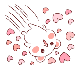 Fluffy Bear Shout the love! sticker #9873572