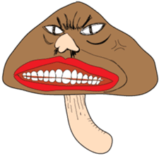 Ugly Mushrooms sticker #9873959