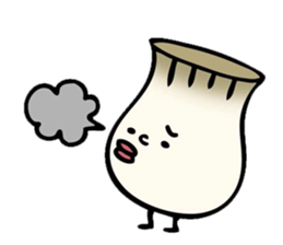 Maybe Eringi Mushroom sticker #9874385