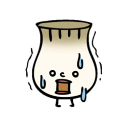 Maybe Eringi Mushroom sticker #9874396