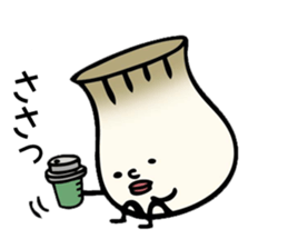 Maybe Eringi Mushroom sticker #9874409