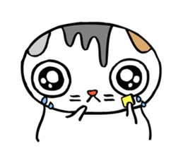 Cat and owl is a best friend. sticker #9874425