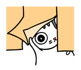 Cat and owl is a best friend. sticker #9874431