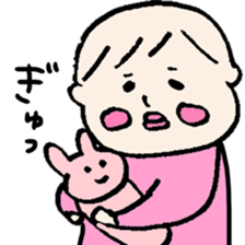 lovery baby sticker #9874540