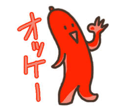 Red Sausage sticker #9875032