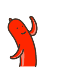 Red Sausage sticker #9875040