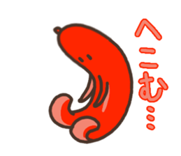 Red Sausage sticker #9875051