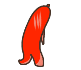 Red Sausage sticker #9875052