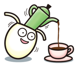 Egg-shaped simple Sticker sticker #9875203