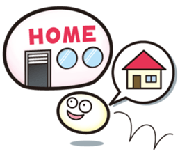 Egg-shaped simple Sticker sticker #9875207