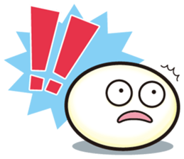 Egg-shaped simple Sticker sticker #9875218