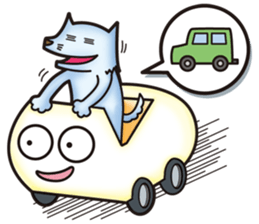 Egg-shaped simple Sticker sticker #9875228