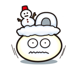 Egg-shaped simple Sticker sticker #9875231