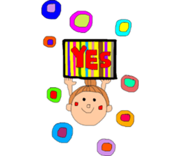 cute Jocular girl sticker #9875322