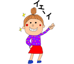 cute Jocular girl sticker #9875327