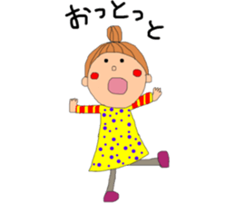 cute Jocular girl sticker #9875345