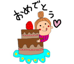 cute Jocular girl sticker #9875350