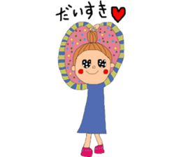 cute Jocular girl sticker #9875351