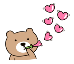 A bear at any time sticker #9875366