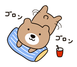 A bear at any time sticker #9875376