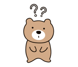 A bear at any time sticker #9875384