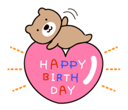 A bear at any time sticker #9875387