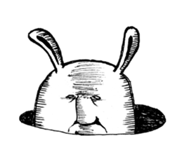 Something Sucks Rabbit cry of the soul sticker #9875473