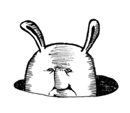 Something Sucks Rabbit cry of the soul sticker #9875473
