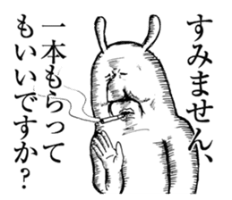 Something Sucks Rabbit cry of the soul sticker #9875491