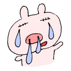 This pig has hay fever.