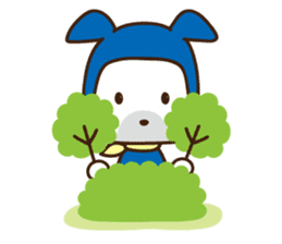 Ninja dog Taro-kun sticker #9876263