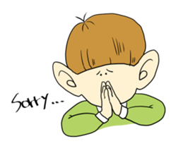 BIG EAR BOY sticker #9876676