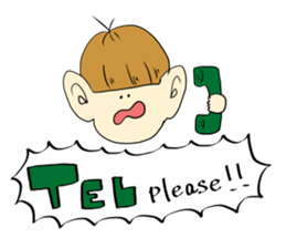 BIG EAR BOY sticker #9876694