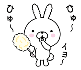 conversation Rabbit to praise. sticker #9876843