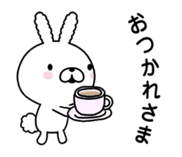 conversation Rabbit to praise. sticker #9876858